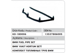 13537806005 Mini Cooper Yakıt Hortum Seti